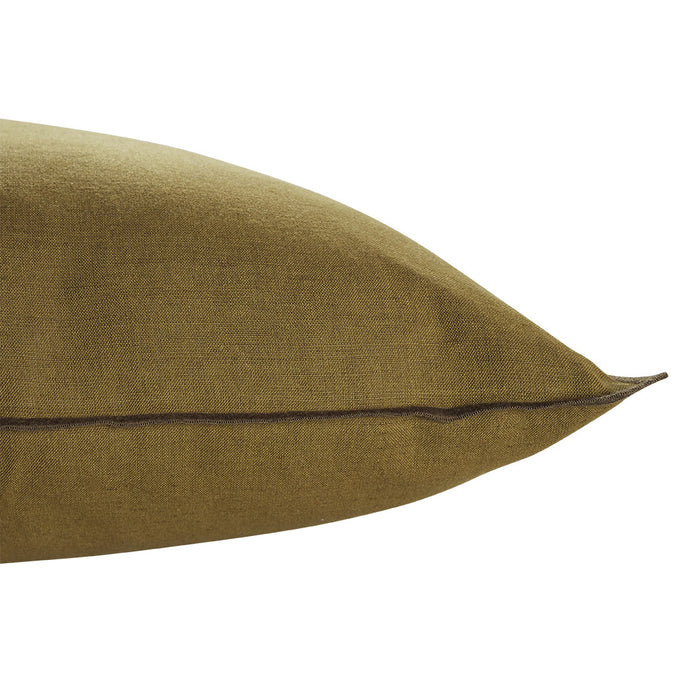 Panama Linden Cushion Cover Olive 50x50
