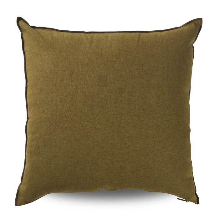Panama Linden Cushion Cover Olive 50x50