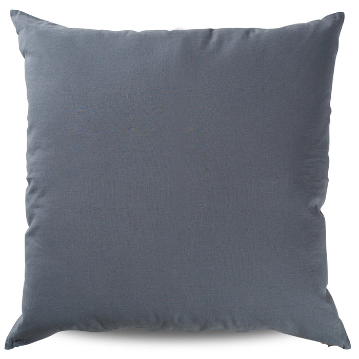 Panama Floor Cushion Cover Denim 75x75