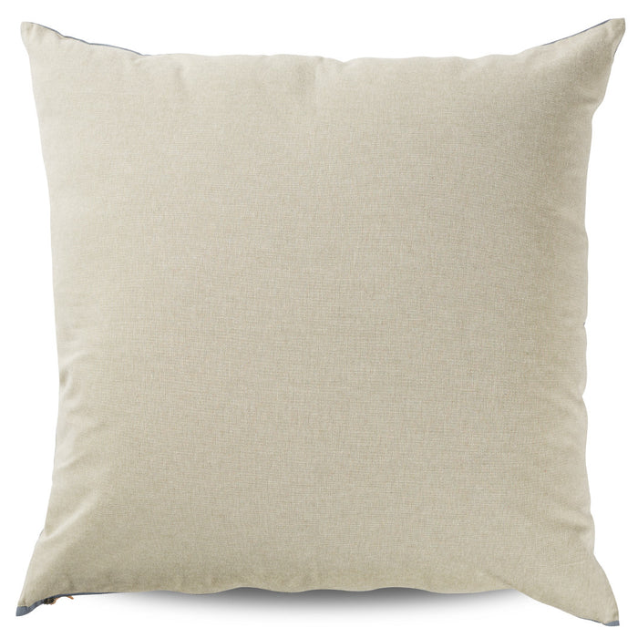 Panama Floor Cushion Cover Denim 75x75