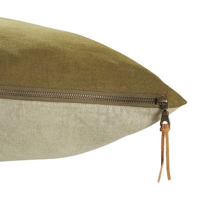 Panama Floor Cushion Cover Olive 75x75