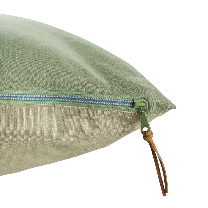 Aurora Floor Cushion Cover Sage 75x75