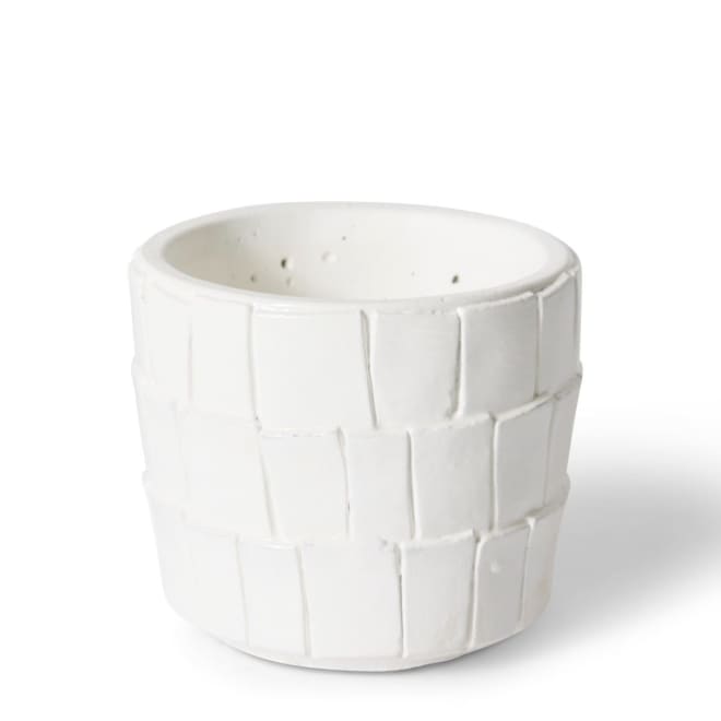 Peyton Pot - White, 10cm (H)