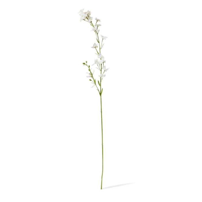 Larkspur Spray Pack of 12 - White, 71cm (H)