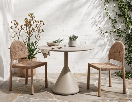 Calete Dining Chair - Outdoor - Rope, Wood