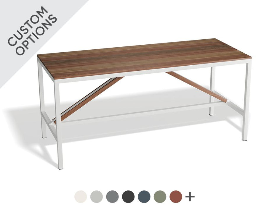 Cape Outdoor High Bar Table - Spotted Gum