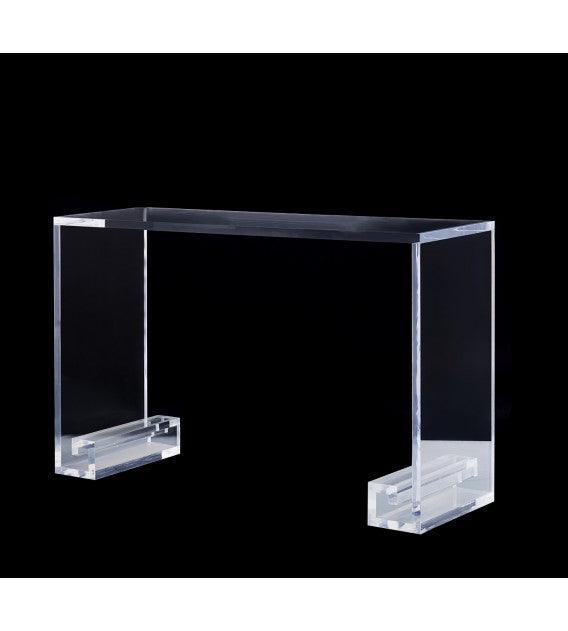 Cleopatra Lucite Acrylic Console Desk Table