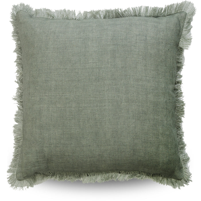 Indira Minty Fringe Cushion Cover 50x50
