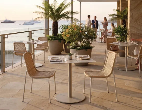 Cenote Rattan Dining Chair - Outdoor - Latte