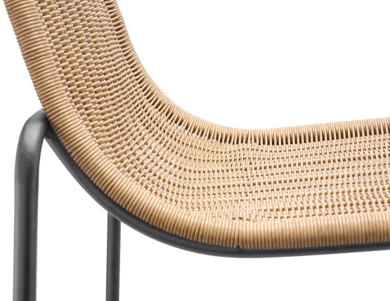 Cenote Rattan Dining Chair - Outdoor - Charcoal