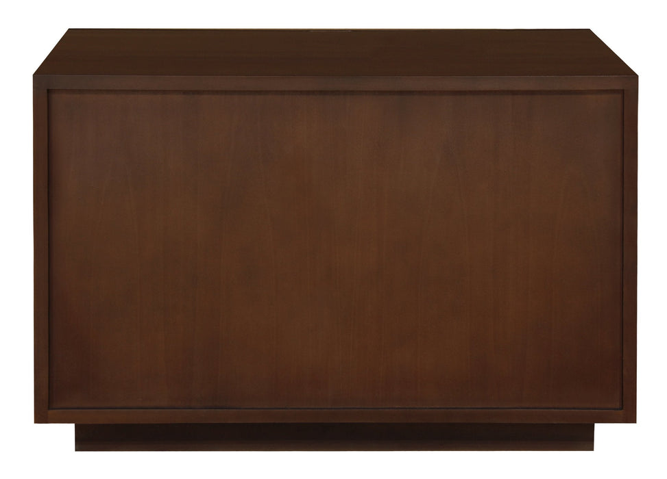 Hudson 2 Drawer Bedside Table (Walnut)