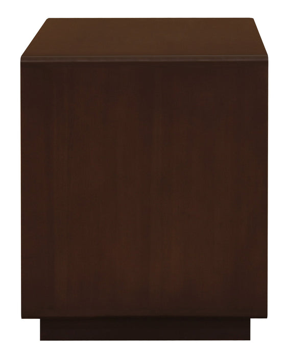 Oslo 2 Drawer Bedside Table (Walnut)