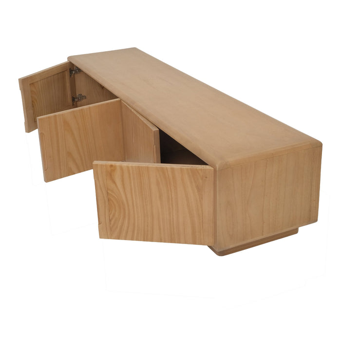 Gatsby 4 Door Entertainment Unit (Natural)