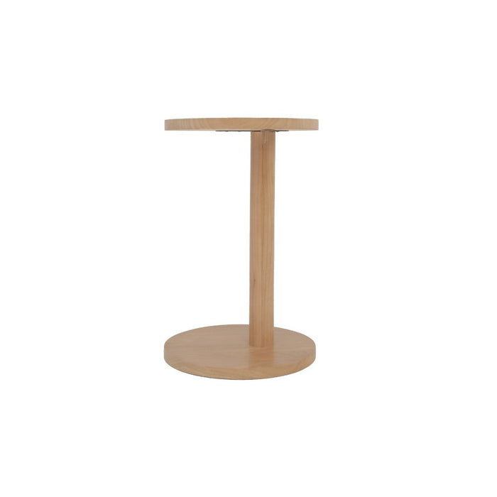 Stockholm Round Laptop/Side Table (Natural)