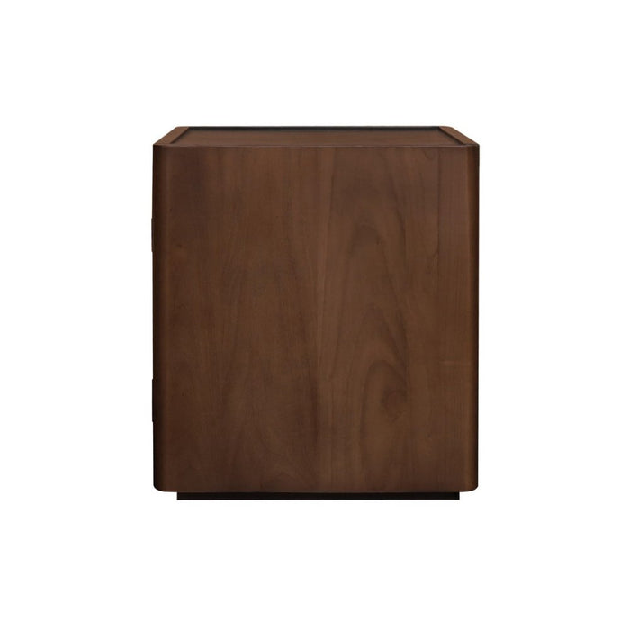 Adelle 1 Door Lamp Table (Walnut)