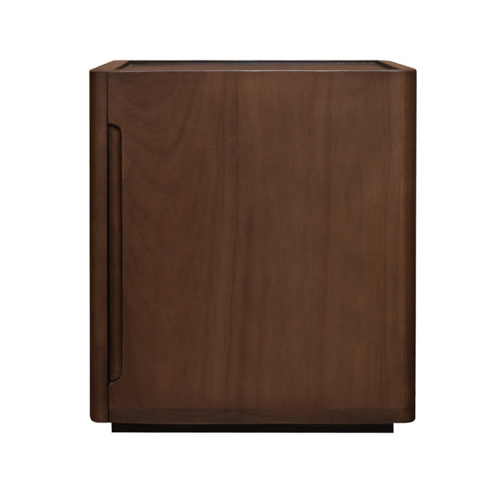 Adelle 1 Door Lamp Table (Walnut)