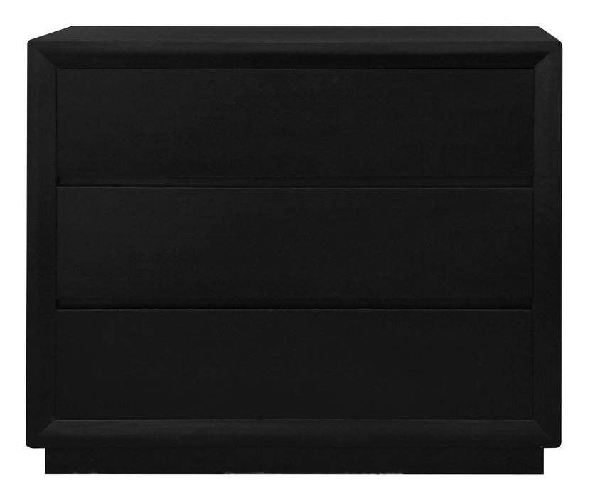 Oslo 3 Drawer Chest of Drawers (Black)