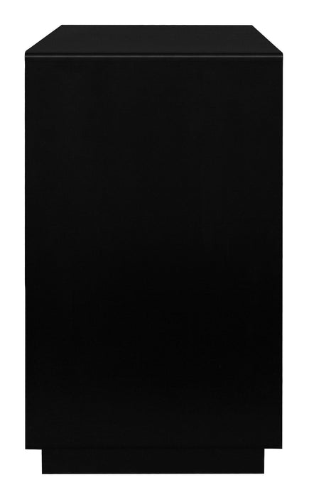 Oslo 3 Drawer Chest of Drawers (Black)