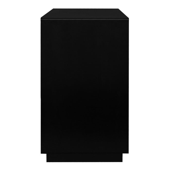Oslo 3 Drawer Chest of Drawers (Black)
