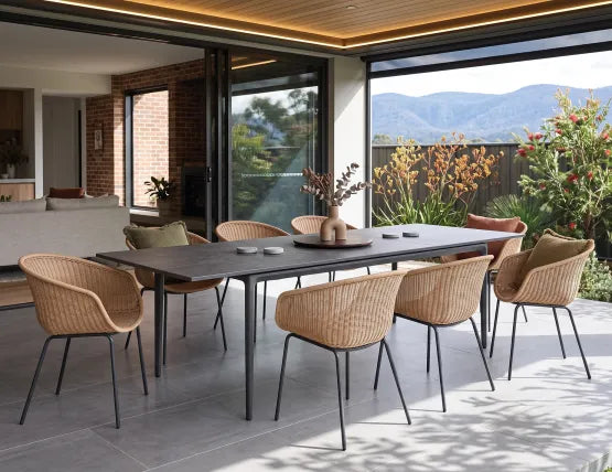 Tulum Rattan Armchair - Outdoor - Charcoal