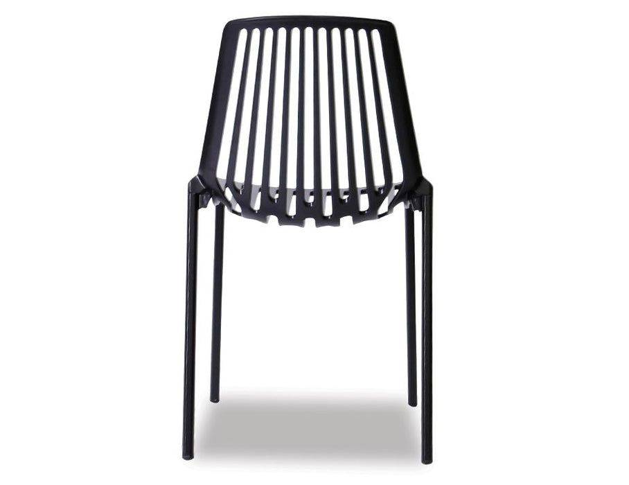 Alby Black Outdoor Metal Chair