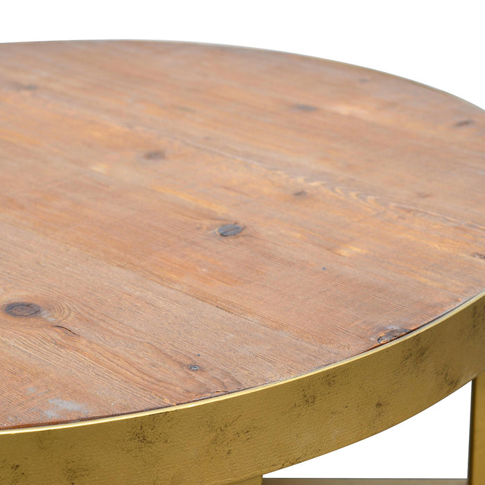 CCF1088-NI 90cm Reclaimed Pine Coffee Table