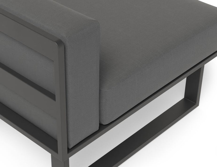 Vivara Sofa - Charcoal - Modular Section E - No Arm