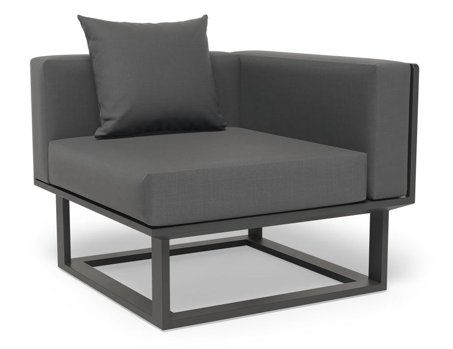 Vivara Sofa - Charcoal - Modular Section D - Corner