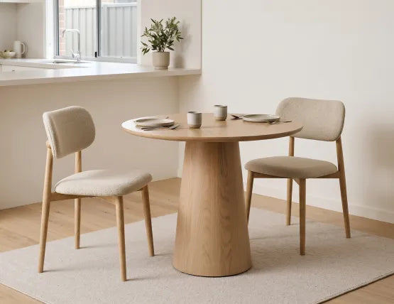 Circa Cafe Table - Round - Natural Ash - 85cm