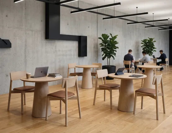 Circa Cafe Table - Round - Natural Ash - 70cm