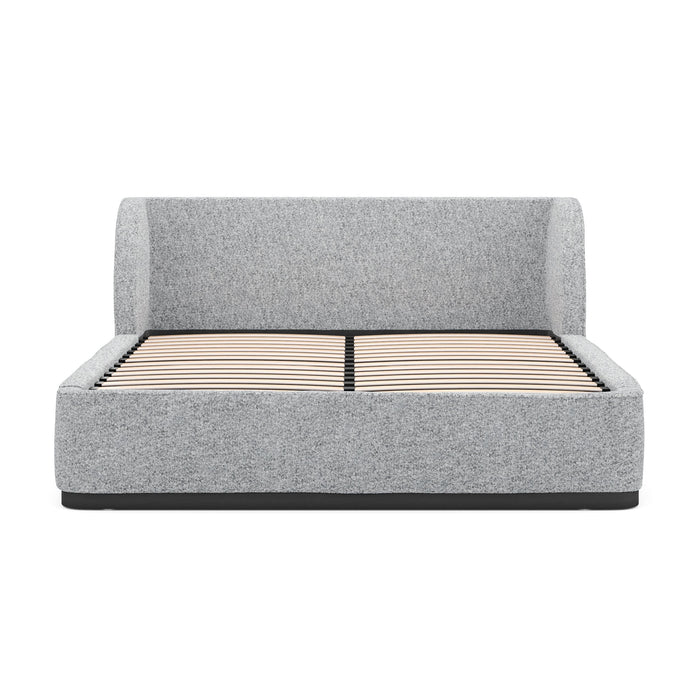 CBD8091-MI King Bed Frame - Dusty Pepper Boucle