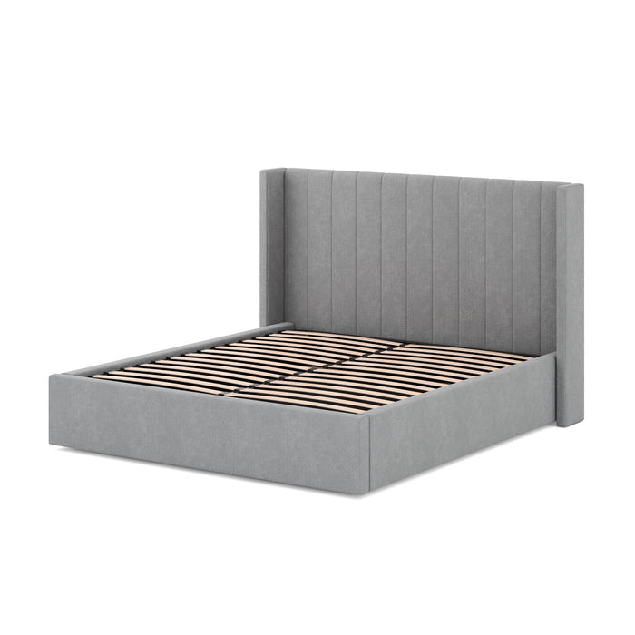 CBD6930-MI Wide Base Queen Sized Bed Frame - Flint Grey