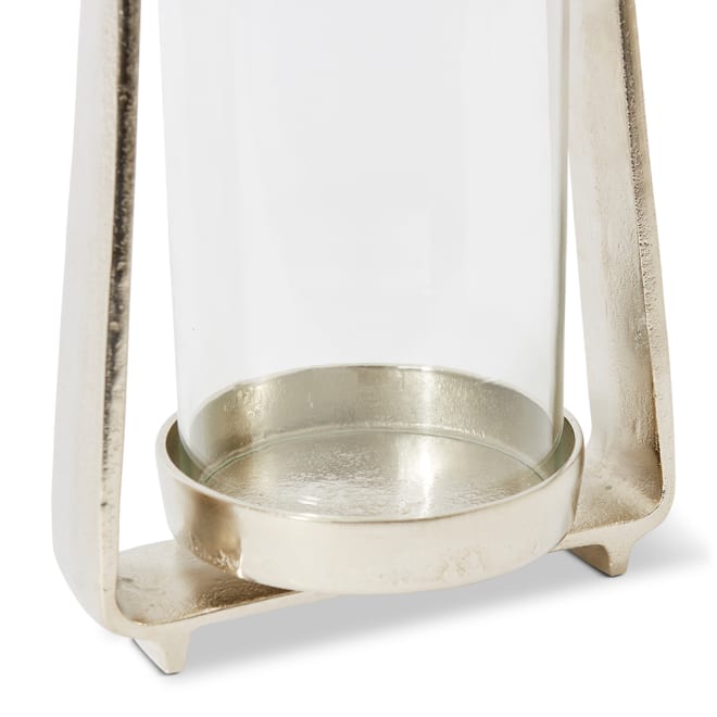 Fatou Candle Holder - Nickel, 41cm (H)