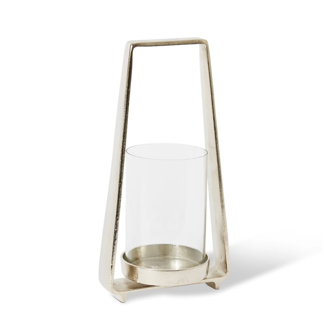 Fatou Candle Holder - Nickel, 41cm (H)