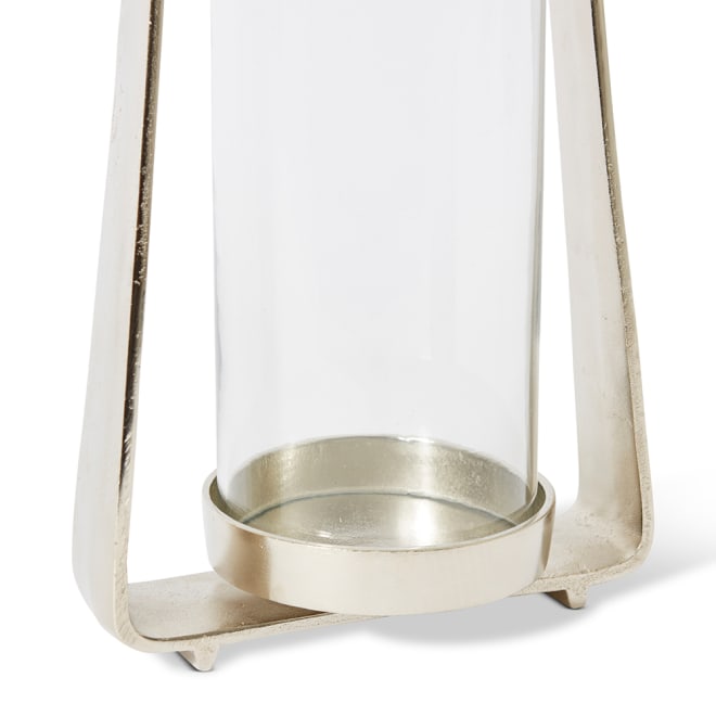 Fatou Candle Holder - Nickel, 48cm (H)