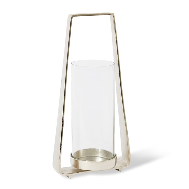 Fatou Candle Holder - Nickel, 48cm (H)