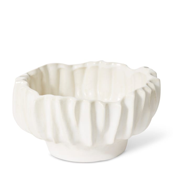 Alberto Bowl - Ivory, 12cm (H)
