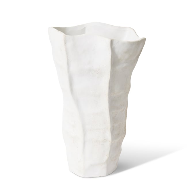 Fanyana Vase - White, 41cm (H)