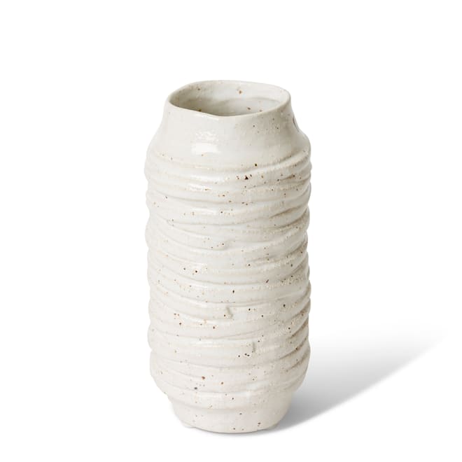 Ellema Vase - White, 22cm (H)
