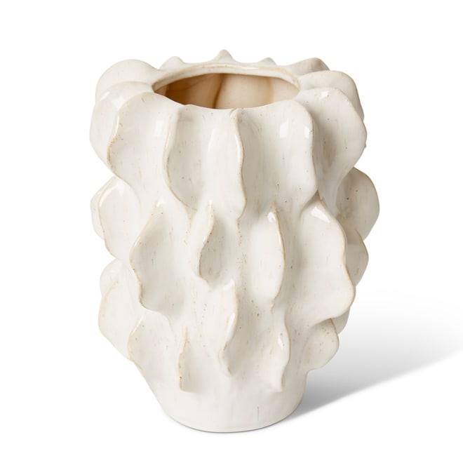 Kanika Pot - White, 41cm (H)