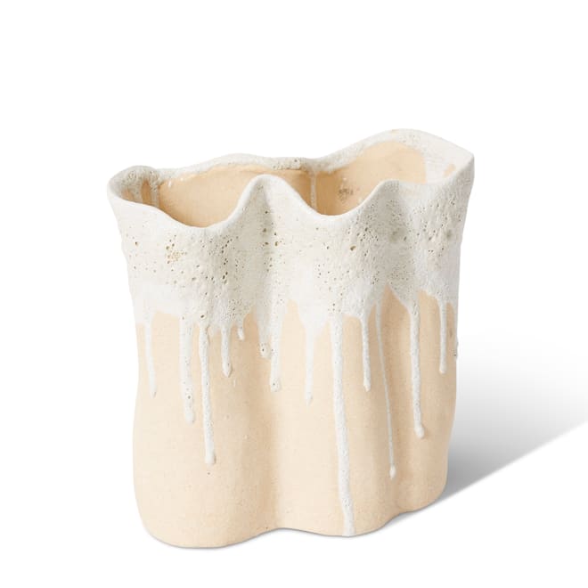 Brenya Vase - White, 19cm (H)