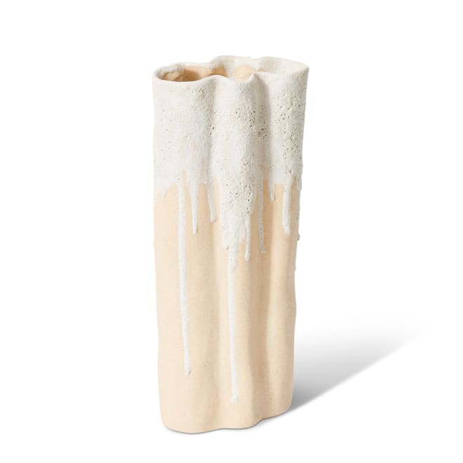 Brenya Vase - White, 30cm (H)