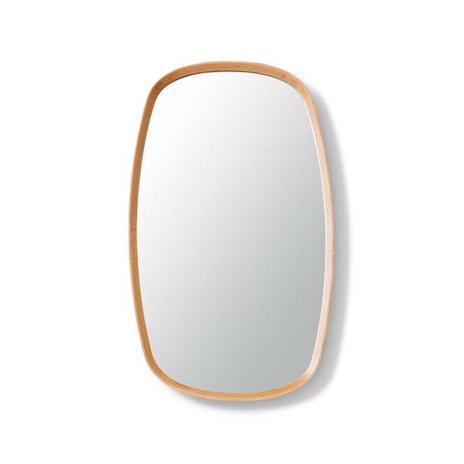 Maha Long Mirror - Natural, 90cm (H)