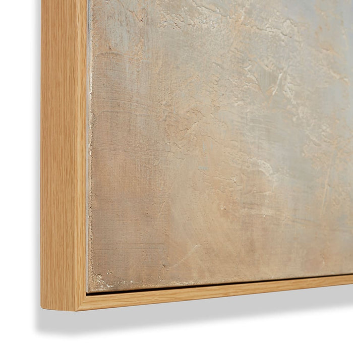 Nadia Hand Painted Wall Art - Brown, 150cm (H)