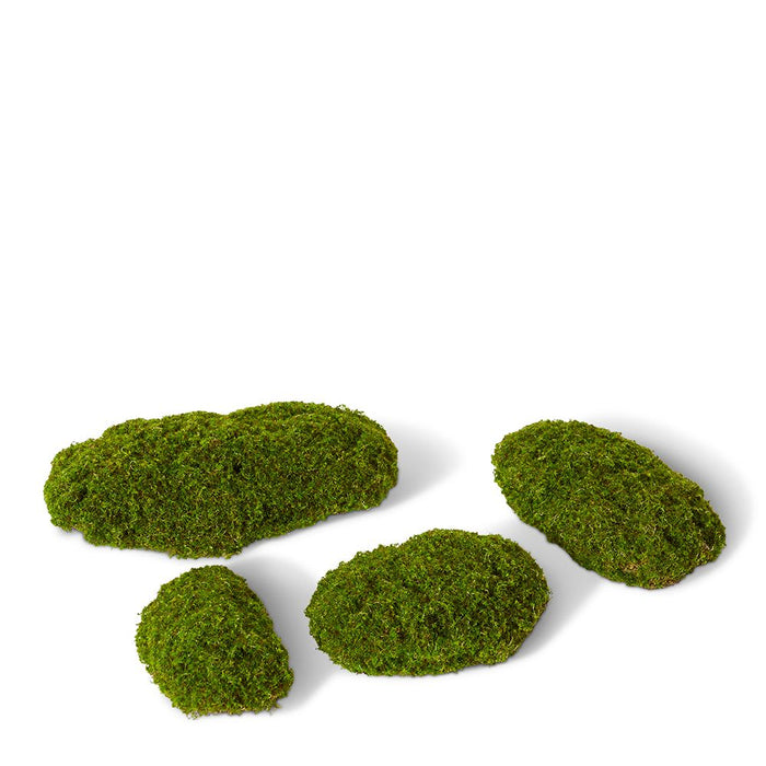 Moss Pad Assorted Pack of 6 - Dark Green, 33cm (H)