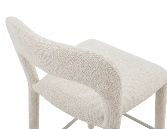 Coren Counter Stool - Grey, Metal, 93.5cm H
