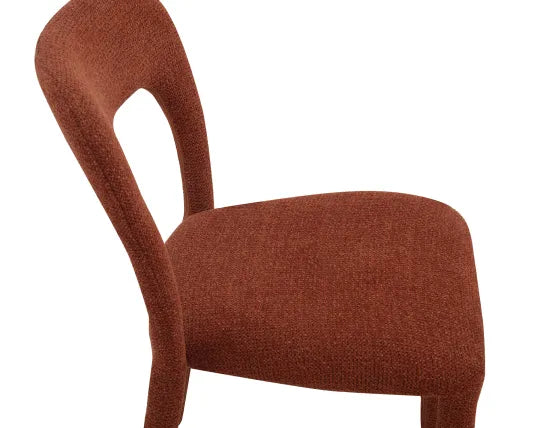 Coren Dining Chair - Terracotta, Wood