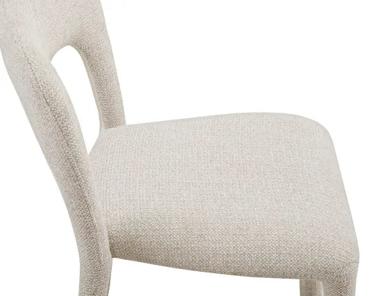 Coren Dining Chair - Grey, Metal