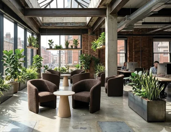 Cove Lounge Chair - Cacao, Boucle