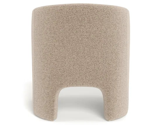 Cove Lounge Chair - Beige, Boucle